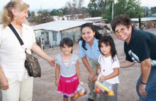 Three Female TF Volunteers Fed Immigrants and Orphans From Three Nations In Mexicali, Mexico